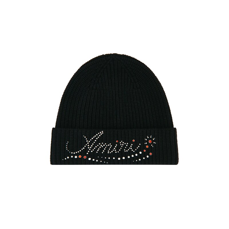Amiri 针织毛线帽 黑色REVOLVE小众新款