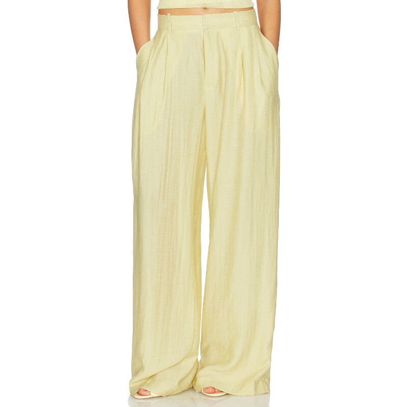 Mother of All HEDI MID WAIST TAILORED LINEN 裤子 26早秋新品