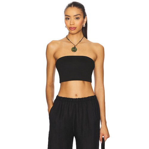[早秋新品]Enza Costa 贴身上衣 黑色REVOLVE小众新款