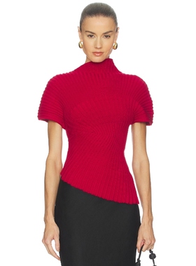 Cult Gaia ANNEMIE 上装 红色 性感REVOLVE小众新款