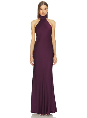 LOBA ALEXIS 长裙 紫色REVOLVE小众新款