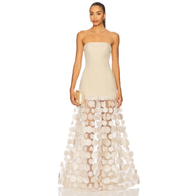 Bronx and Banco HARPER 无带睡袍 奶油色REVOLVE小众新款