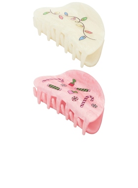 Frasier Sterling CANDY CANE 爪夹套装（2个） Beauty: MultiREV