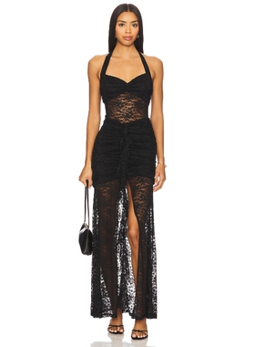 [春季新品]Runaway The Label ANNIKA 长裙 黑色REVOLVE小众