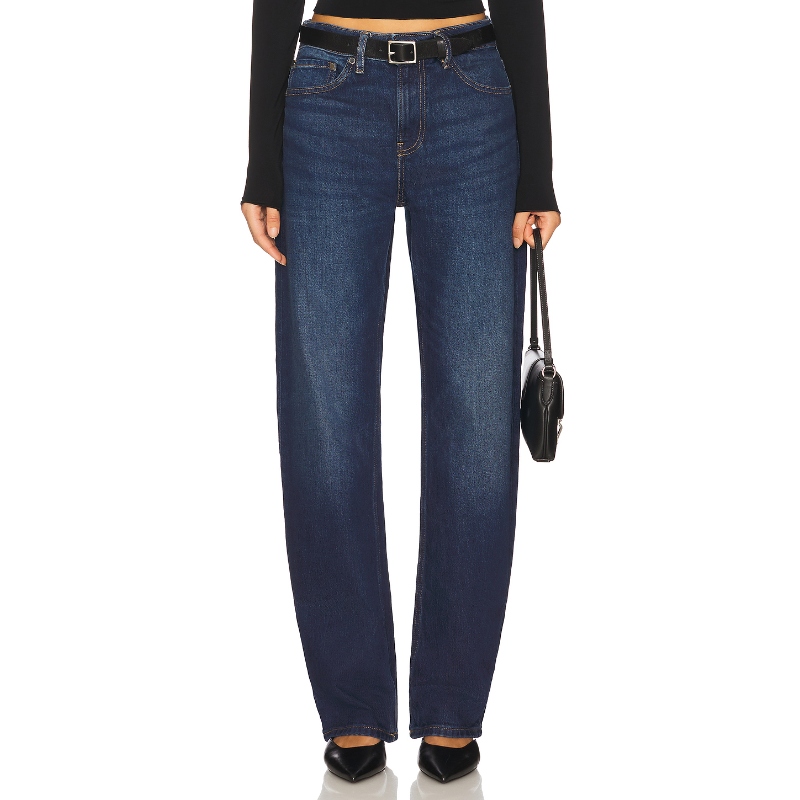 [夏季新品]EB Denim ALIDA 牛仔裤 蓝色 美式复古风REVOLVE小众