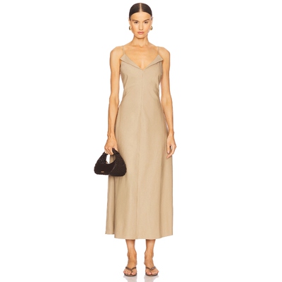 [春季新品]Rue Sophie REVERS 裙子 米色REVOLVE小众