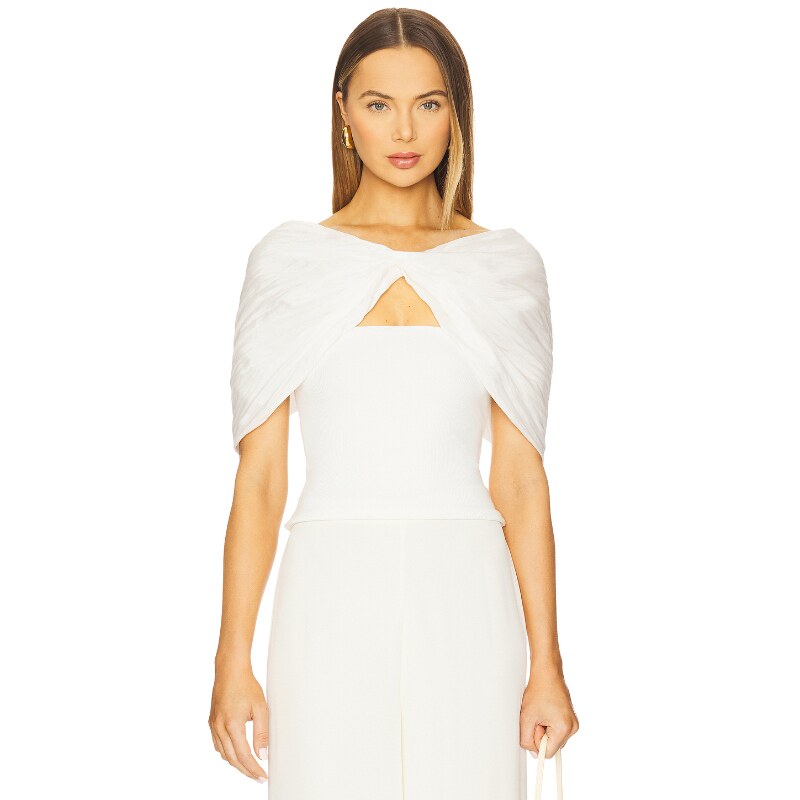 [冬季新品]The Line by K ELIAS 披风白色REVOLVE小众