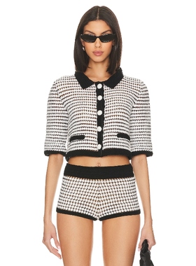 My Beachy Side小香风外套通勤风REVOLVE音乐节博主同款