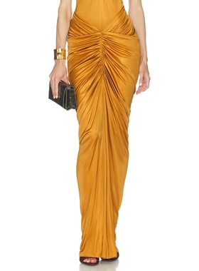 Atlein Ruched Pocket Long Skirt revolve小众新款