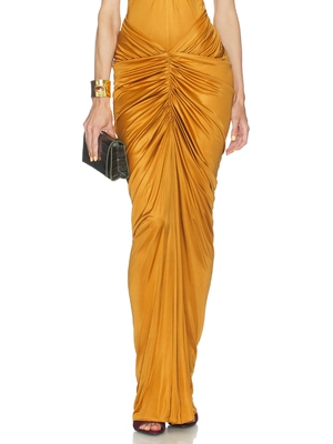 Atlein Ruched Pocket Long Skirt revolve小众新款