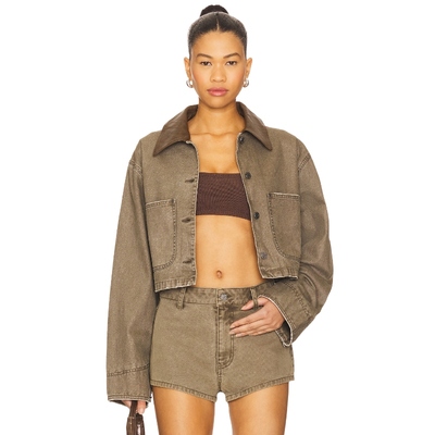 [冬季新品]AFRM WRENLEY 夹克 橄榄色 美式休闲风REVOLVE小众