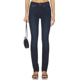 MID RISE 美式 Denim 复古风REVOLVE 蓝色 MOSS 牛仔裤 SKINNY