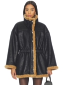 revolve小众新款 SIMONMILLER SHEARLING 夹克 YARA FAUX