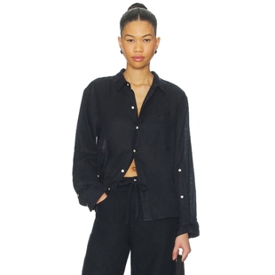 藏青色REVOLVE小众新款 Humanity 纽扣衬衫 KAYLA Citizens