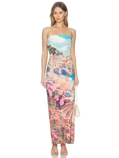 Show Me Your Mumu TAYLOR 管状裙 revolve小众新款 Blue,Blush