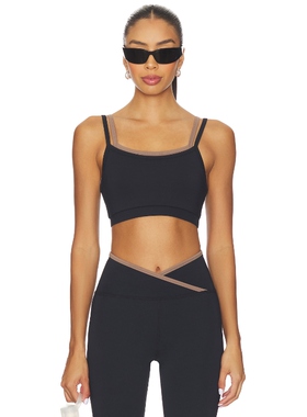 [冬季新品]STRUT-THIS RHODES 运动胸罩 黑色REVOLVE小众