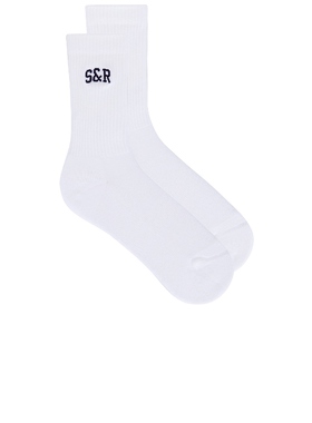 Sporty & Rich IVY 短袜 白色REVOLVE小众新款