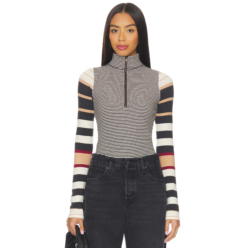 [海外直邮]Free People AVERY 拉链款式 黑色 基础易搭内搭REVOLV