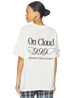 The Mayfair Group CLOUD 图案T恤 白色 y2k辣妹风REVOLVE小众新