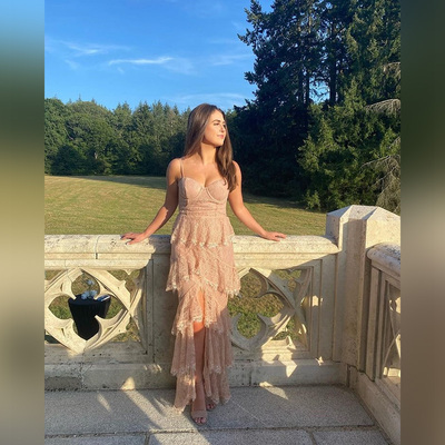 [冬季新品]MAJORELLE ZELDA 蕾丝裙子蕾丝连衣裙女REVOLVE小众