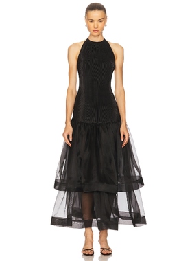 [冬季新品]L'IDEE CARRIE 裙子 黑色 REVOLVE小众