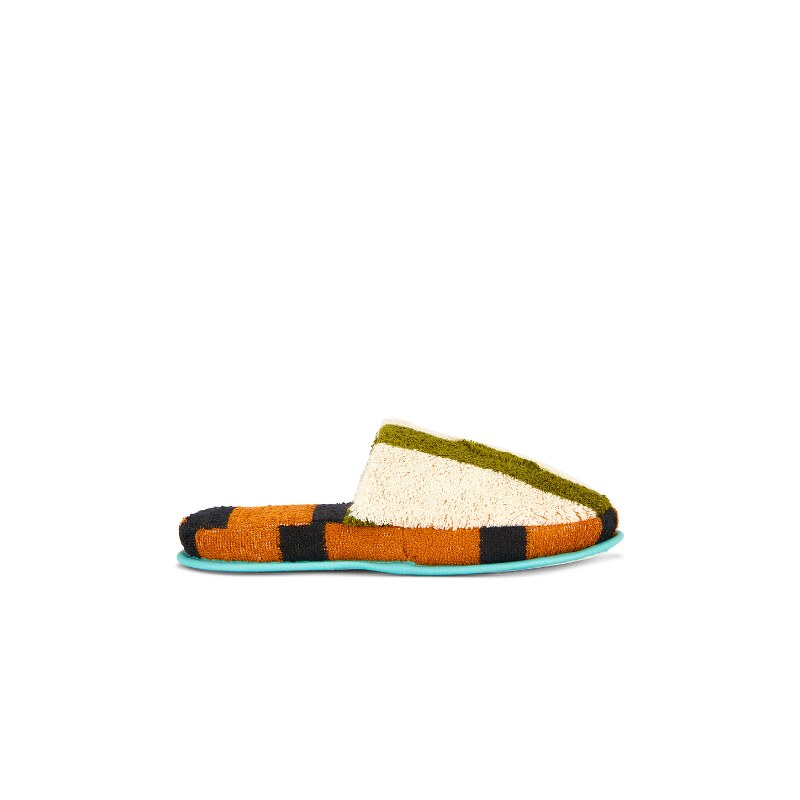 Dusen Dusen TERRY SLIPPERS 毛巾布拖鞋 Orange, GreenREVOLVE小