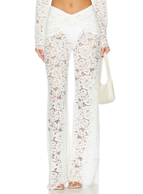 [冬季新品]Shani Shemer MADISON 长裤 白色美式休闲风REVOLVE