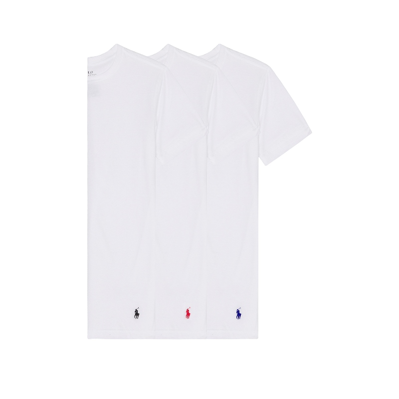 Polo Ralph Lauren 拉夫劳伦T恤男款白色圆领短袖REVOLVE小众新款