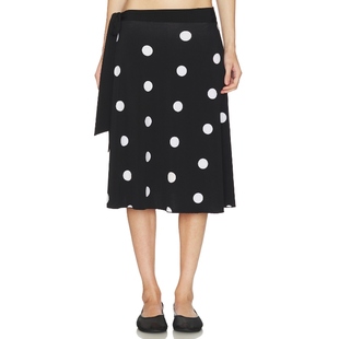 MODAL MAY MIDI 半身裙 Frankies 黑色REVOLVE小众新款 Bikinis