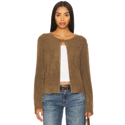 [冬季新品]SAMSOE SAMSOE SACASSANDRA开衫棕色羊毛衫REVOLVE保暖