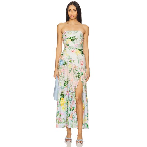[夏季新品]Yumi Kim KELLYN 连衣裙 Neutral,GreenREVOLVE小众