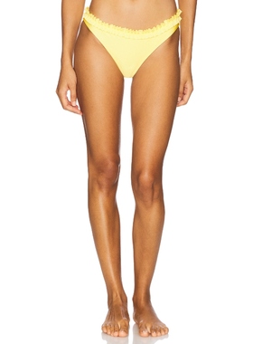 Solid & Striped THE CASSIDY 比基尼泳裤 黄色 y2k辣妹风REVOLVE