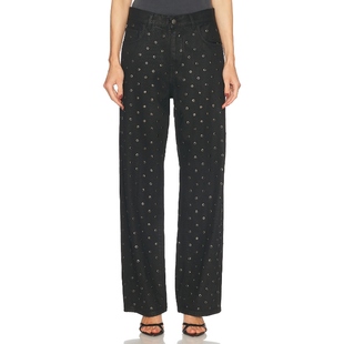 美式 Haikure 黑色 牛仔裤 复古风REVOLVE小众 BONNIE