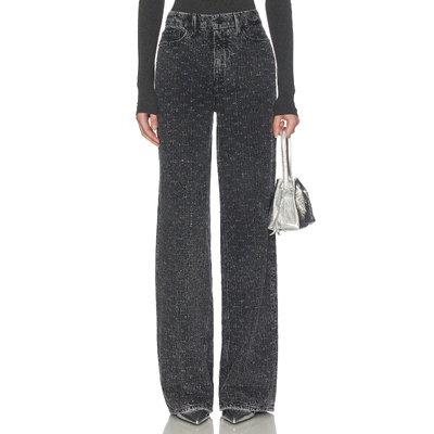 Good American GOOD STANDARD 直筒 黑色 美式复古风REVOLVE小众