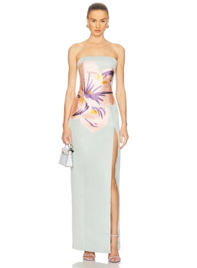 LEO LIN CLMENCE 长裙 绿色REVOLVE小众新款