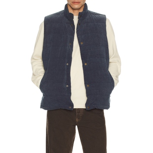 Layer 春季 CORD 蓝色REVOLVE小众新款 夹棉背心 Marine