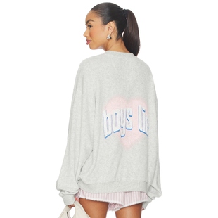 运动复古风REVOLVE小众新款 Boys 运动衫 KARA Lie