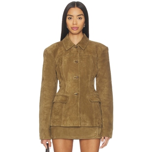棕色REVOLVE小众新款 夹克 AINA EAVES