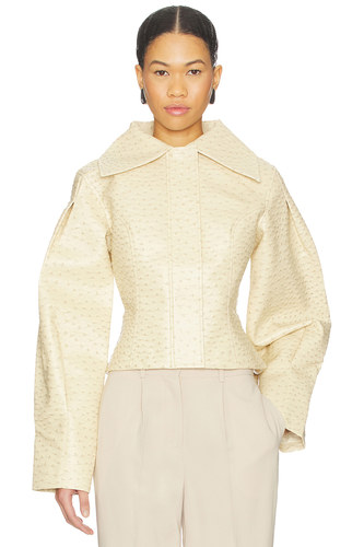 YLLW THE LABEL OLSEN 夹克 米色revolve小众新款