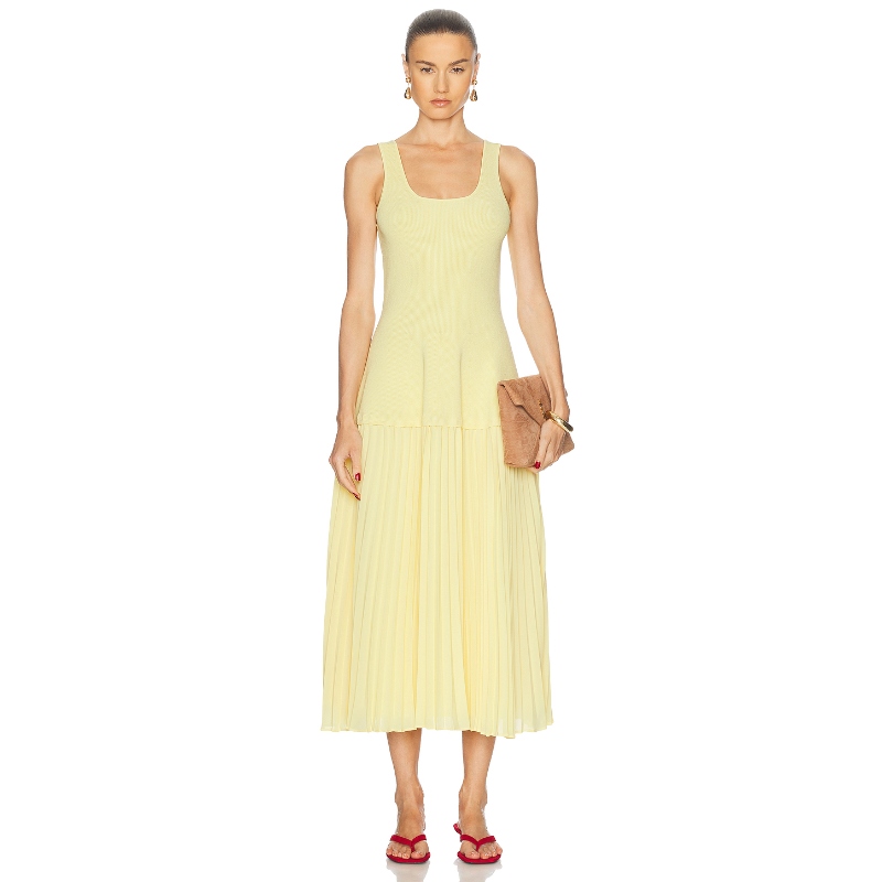 SIMKHAI ALLANA 裙子 黄色REVOLVE小众新款