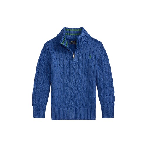 童装  Polo Ralph Lauren HALF ZIP 毛衣  蓝色 秋冬新品REVOLVE
