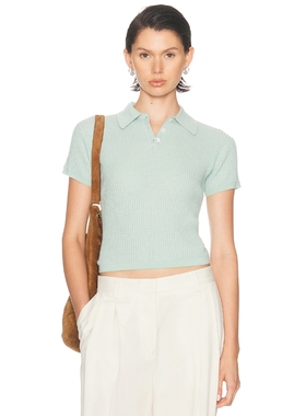 Guest In Residence POLO 衫 revolve小众新款 绿色