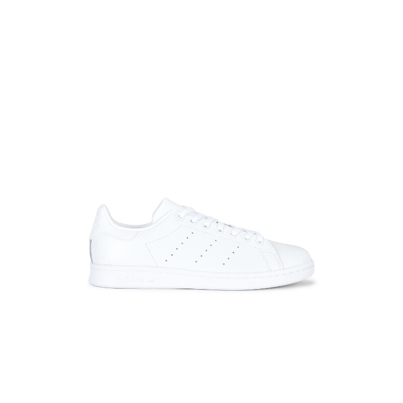 adidas Originals白色皮革运动鞋简约风早秋系带运动板鞋REVOLVE
