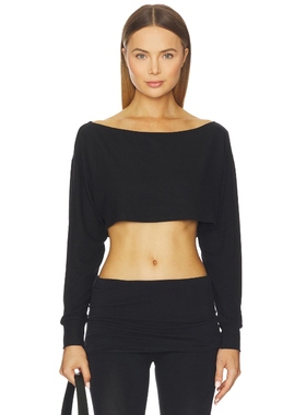 Beyond Yoga Duet 2-way Convertible Shrug 黑色 运动复古风REVO