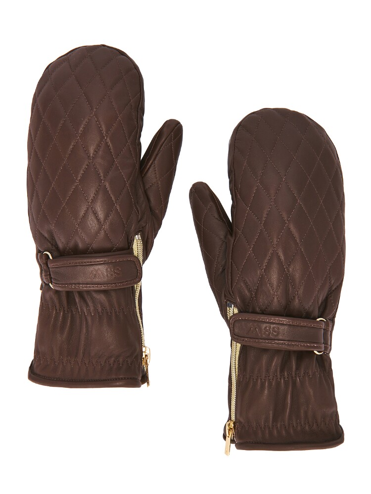 My Sunday Ski WANDERLUST 手套 revolve小众新款 棕色