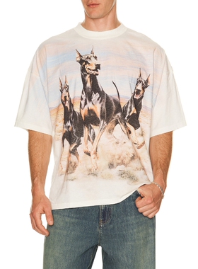 REPRESENT WESTERN DOBERMANS T恤 revolve小众新款