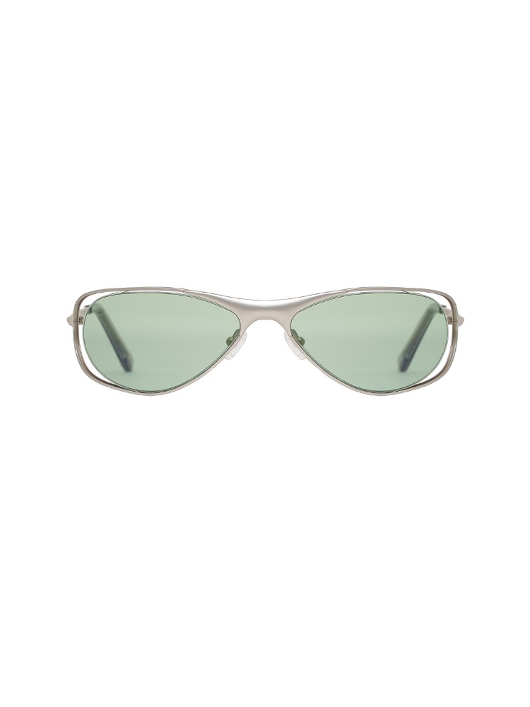 BRU Eyewear银灰色浅绿色太阳眼镜酷飒风秋冬新品REVOLVE