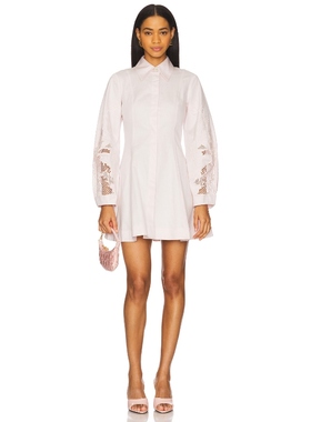 Clea INDRA 连衣裙女夏 粉红胭脂系列REVOLVE小众新款