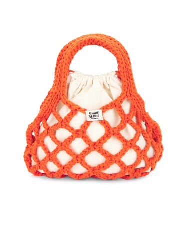 Marie Marie Amsterdam橙色度假风夏季新品度假单肩包REVOLVE