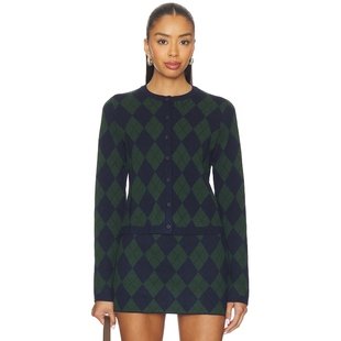 Show 毛衣 冬季 绿色REVOLVE小众 CARDIGAN 新品 Mumu Your